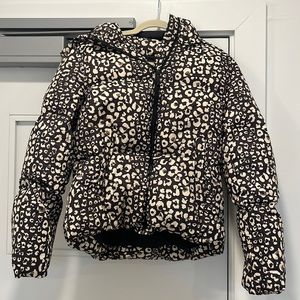 Carbon 38 Cheetah Puffer/Ski jacket